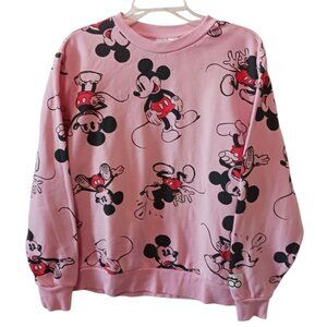 Disney 100 Pink Mickey Mouse Sweatshirt Pink/blk/redMedium